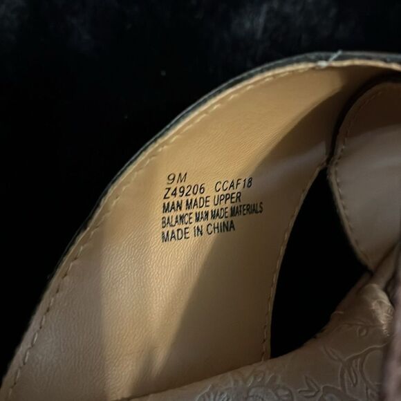 BOC Brown Leather Slide Sandals - Picture 6 of 8